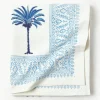 Handbeschilderde katoenen tafelkleed The Palms^Westwing Outlet