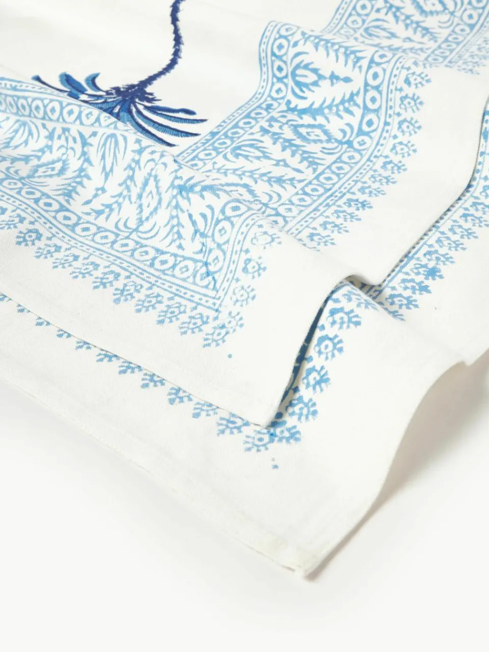 Handbeschilderde katoenen tafelkleed The Palms^Westwing Outlet