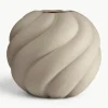 Handbeschilderde keramische vaas Twist Ball, H 20 cm^Cooee Design Sale