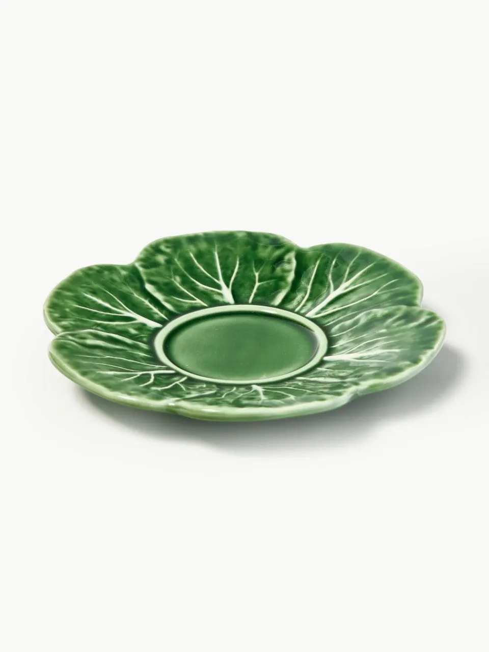 Handbeschilderde kopjes Cabbage met schoteltjes, 4 stuks^BORDALLO PINHEIRO Clearance
