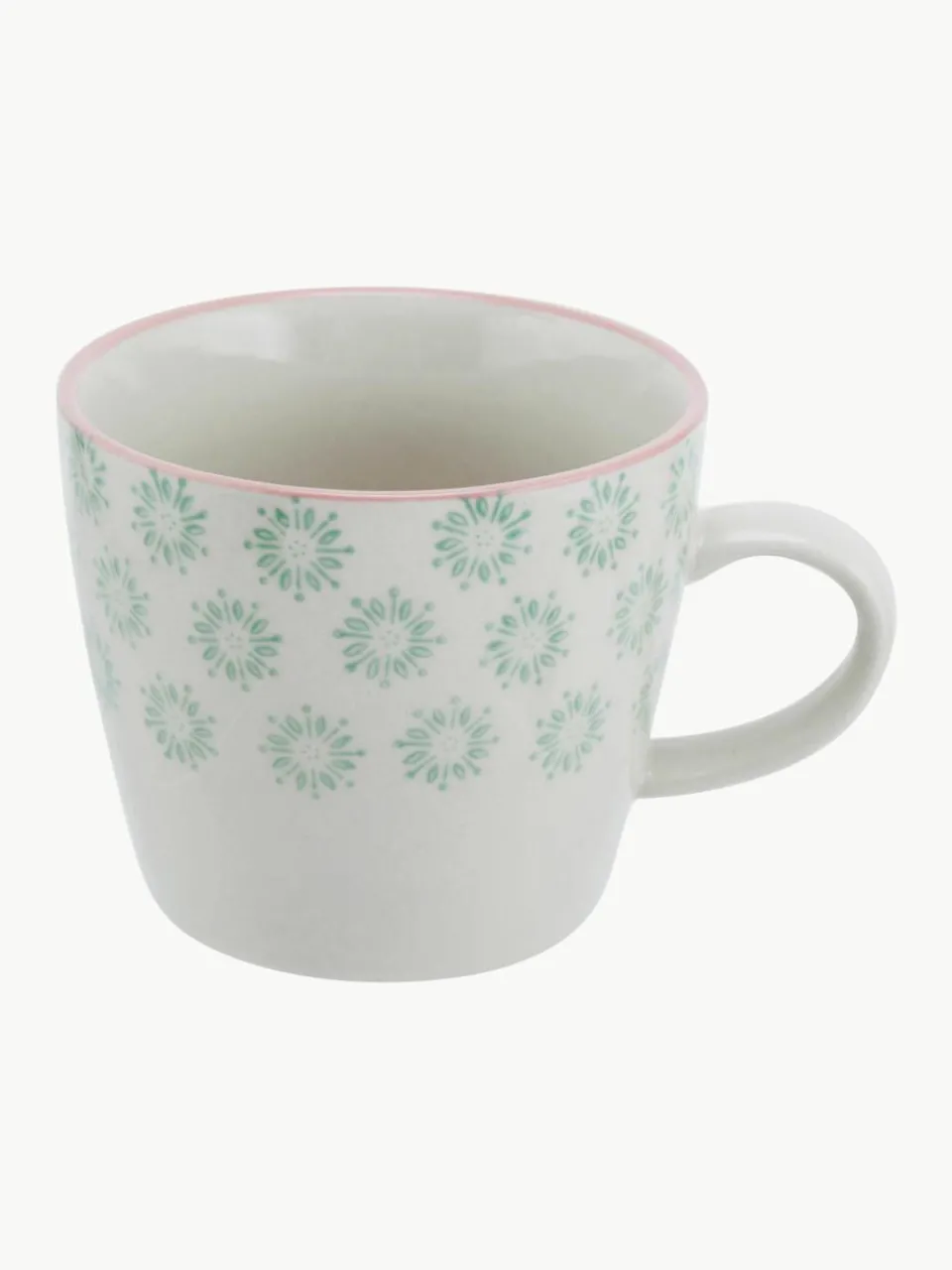 Handbeschilderde mokken Patrizia, set van 3^Bloomingville Discount