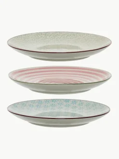Handbeschilderde ontbijtborden Patrizia, set van 3^Bloomingville Outlet