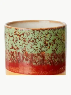 Handbeschilderde opbergpot 70's^HKLIVING Fashion