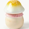 Handbeschilderde opbergpot Magic Mushroom van dolomiet^&k Amsterdam Clearance