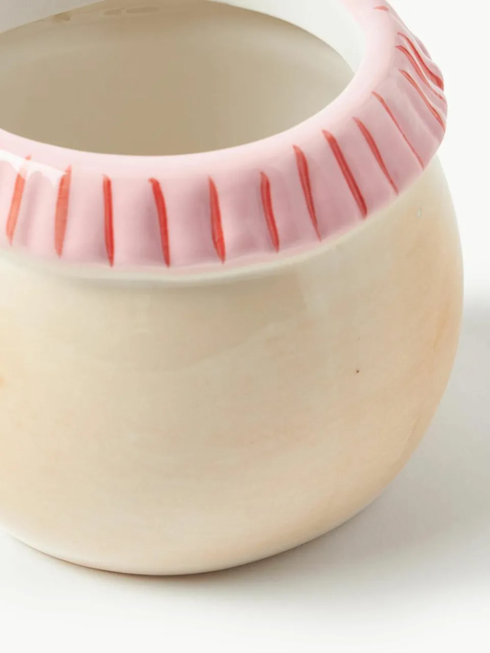 Handbeschilderde opbergpot Magic Mushroom van dolomiet^&k Amsterdam Clearance