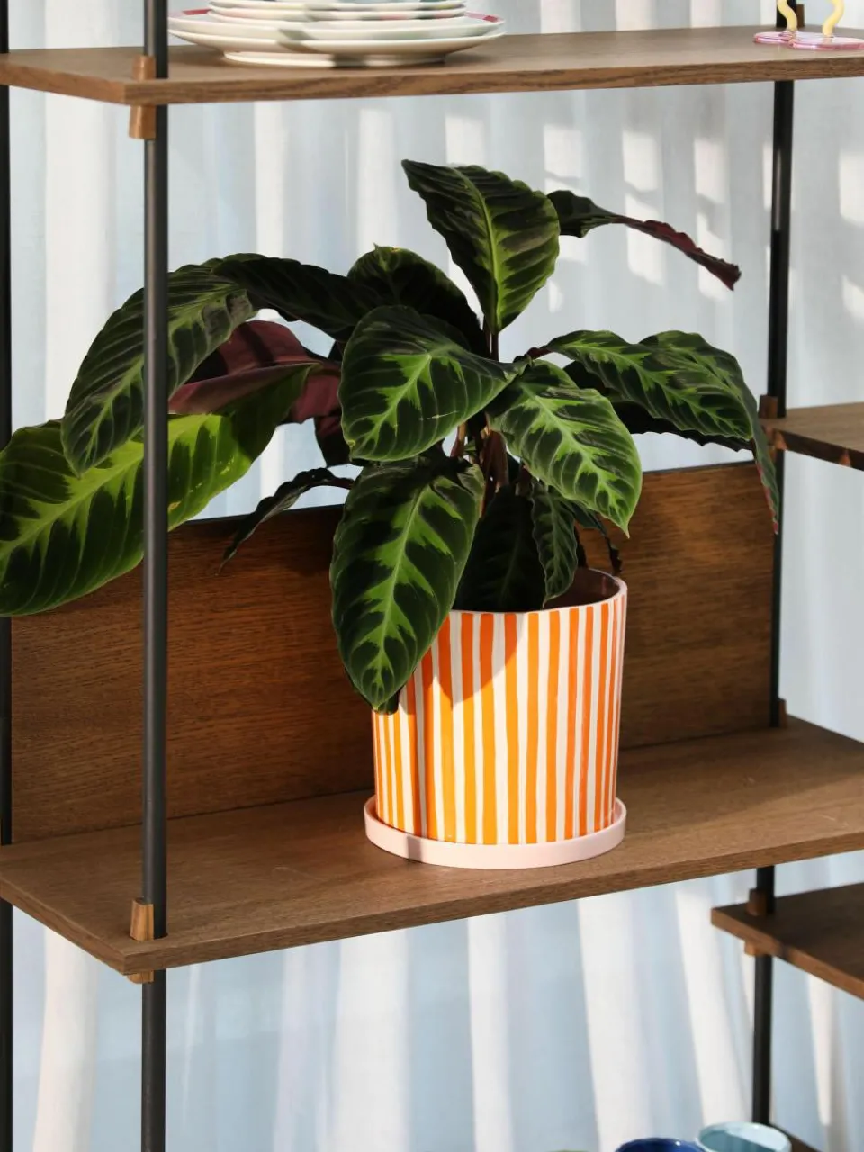 Handbeschilderde porseleinen plantenpot Ray^&k Amsterdam Best
