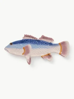 Handbeschilderde serveerplateau Fish van dolomiet^&k Amsterdam Clearance