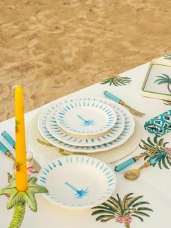 Handbeschilderde serveerschaal The Palms^Westwing Sale