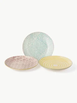 Handbeschilderde taartplaten Patrizia, set van 3^Bloomingville Online