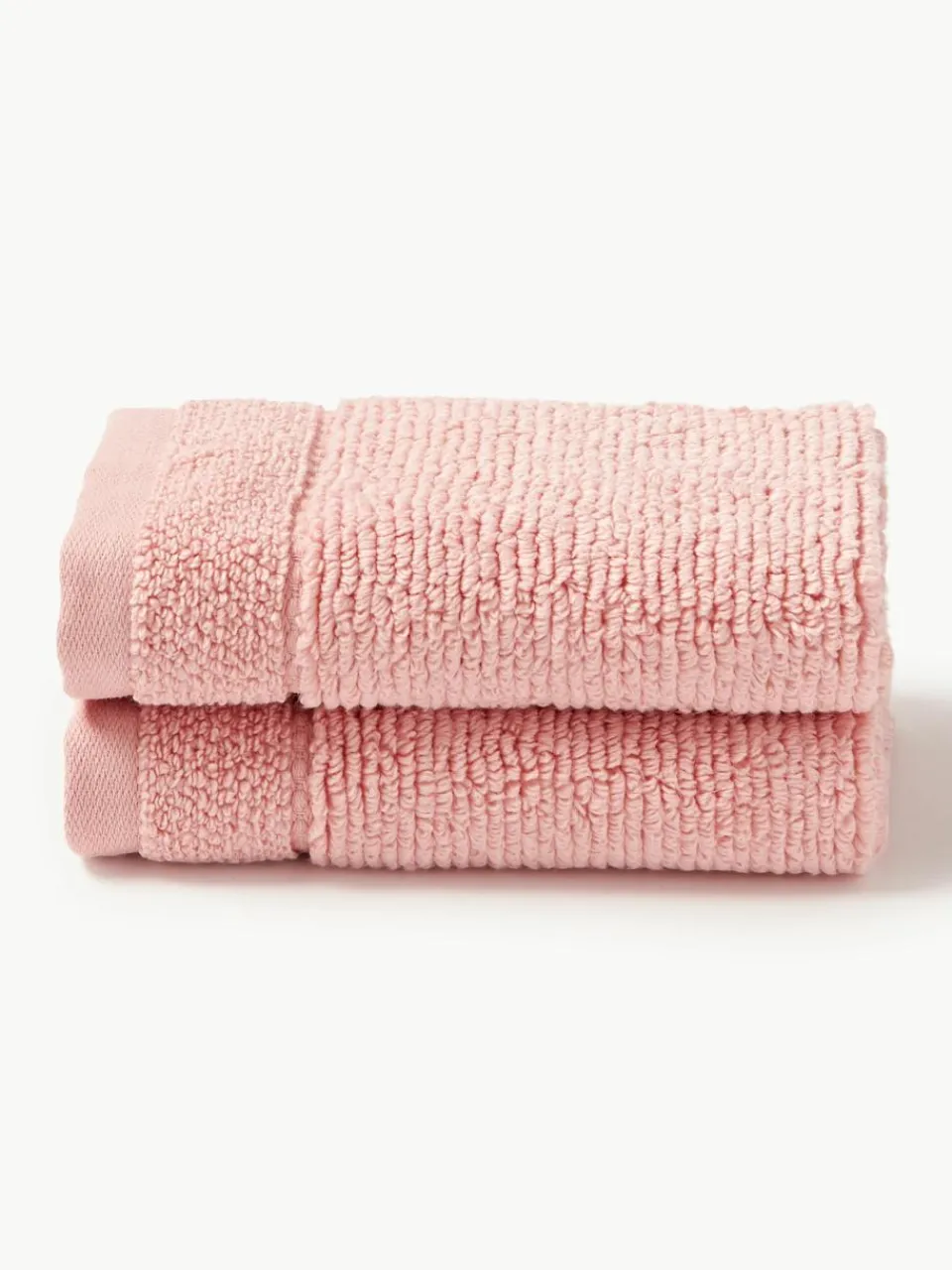 Handdoek Luxe met gestreepte rand, in verschillende formaten^Westwing Collection Fashion