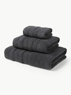 Handdoekenset Luxe met gestreepte rand, in verschillende setgroottes^Westwing Collection Outlet