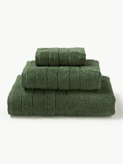 Handdoekenset Luxe met gestreepte rand, in verschillende setgroottes^Westwing Collection Online
