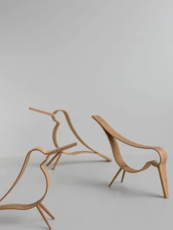 Handgemaakt decoratief object Woody in de vorm van een vogel^Cooee Design Clearance