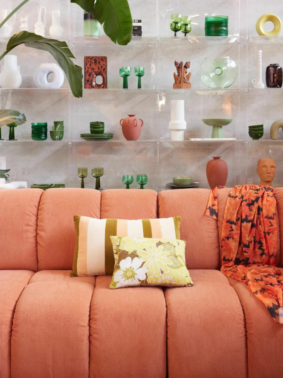 Handgemaakt katoenen kussen Fields^HKLIVING Sale