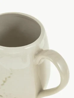 Handgemaakt kopje Bea met gras motief^Bloomingville Discount