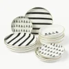 Handgemaakt porseleinen servies Lumi, 4 personen (12-delig)^Westwing Collection New