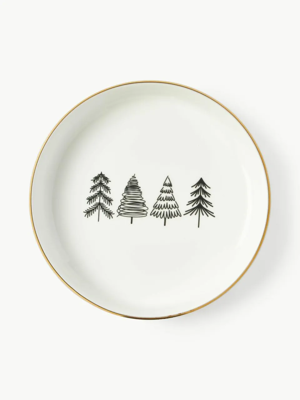 Handgemaakt porseleinen servies Lumi, 4 personen (12-delig)^Westwing Collection New