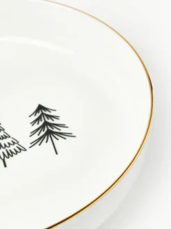 Handgemaakt porseleinen servies Lumi, 4 personen (12-delig)^Westwing Collection New