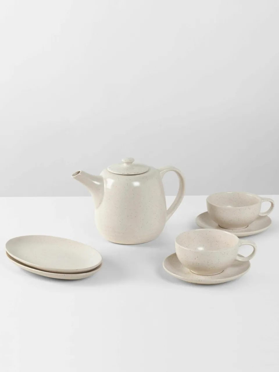 Handgemaakt theeservies Nordic Vanilla, 2 personen (7 stuks)^Broste Copenhagen Discount