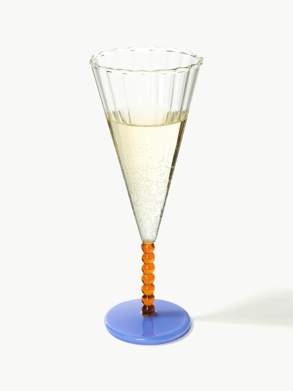 Handgemaakte champagneglazen Perle, 2 stuks^&k Amsterdam Discount