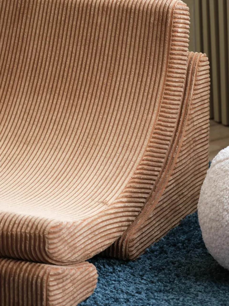 Handgemaakte corduroy kinderstoel Moon^Wigiwama Fashion