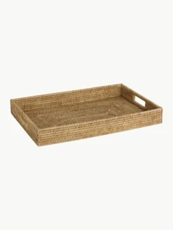 Handgemaakte decoratief dienblad Güle van rotan^ANDREA HOUSE Online