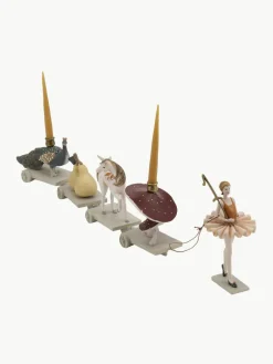 Handgemaakte decoratieve verjaardagstrein Ballerina^Konges Slojd Best