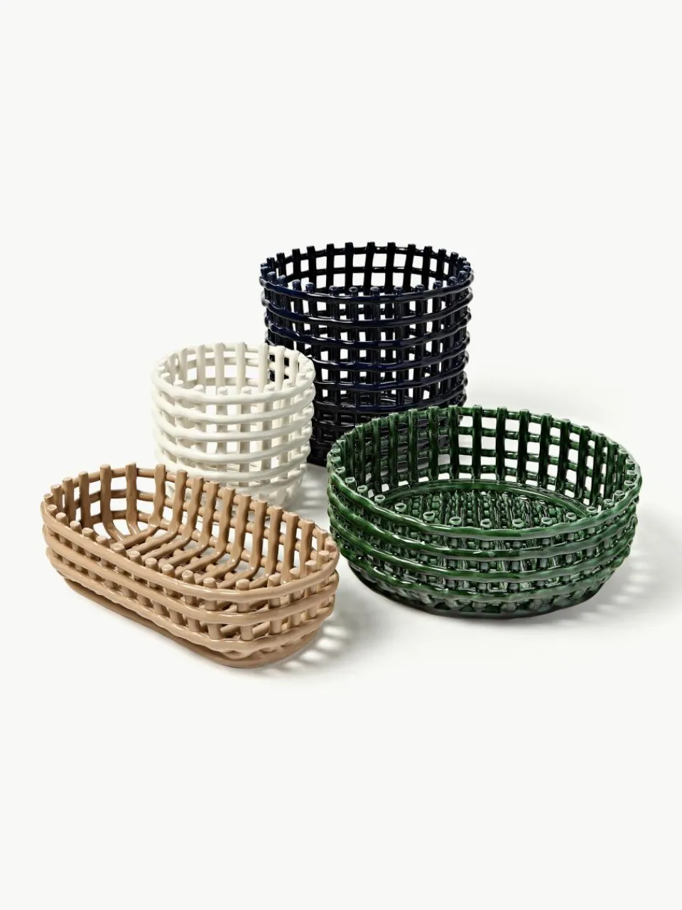 Handgemaakte decoratieve schaal Centrepiece van keramiek^ferm LIVING Best