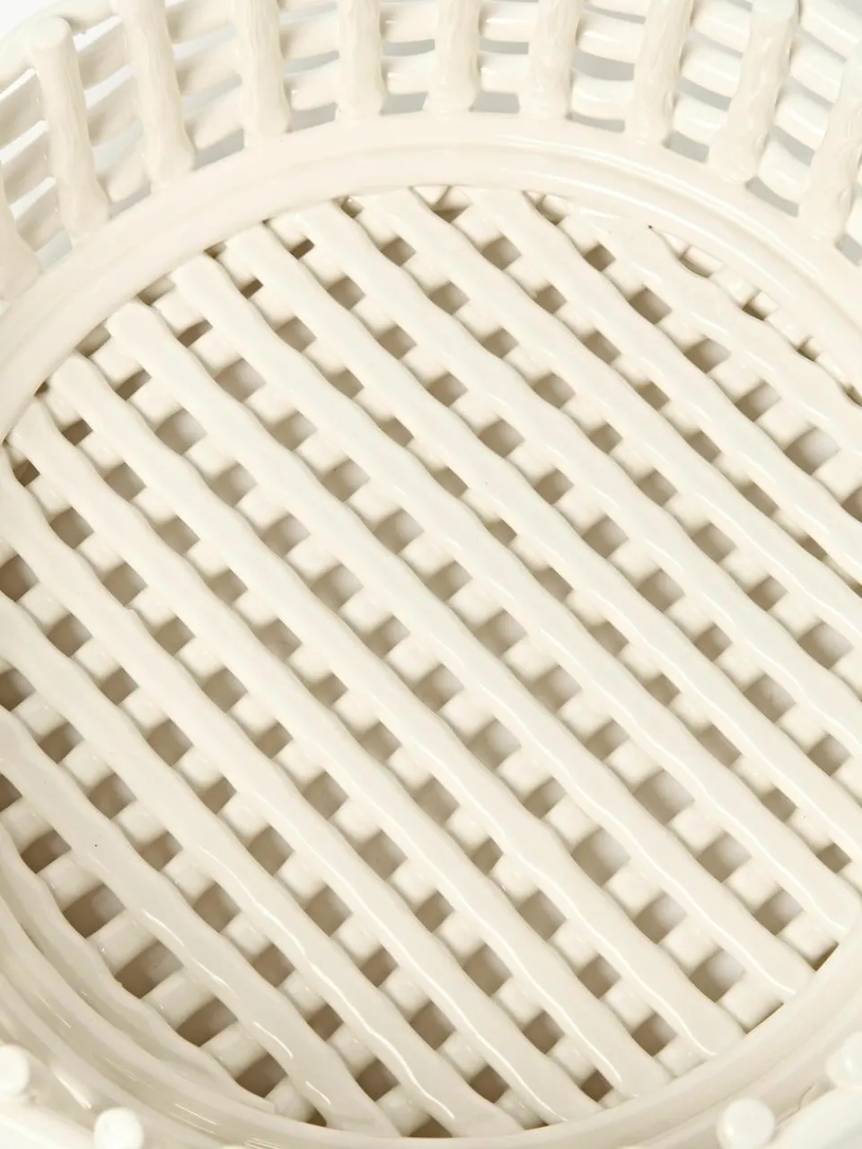 Handgemaakte decoratieve schaal Centrepiece van keramiek^ferm LIVING Clearance