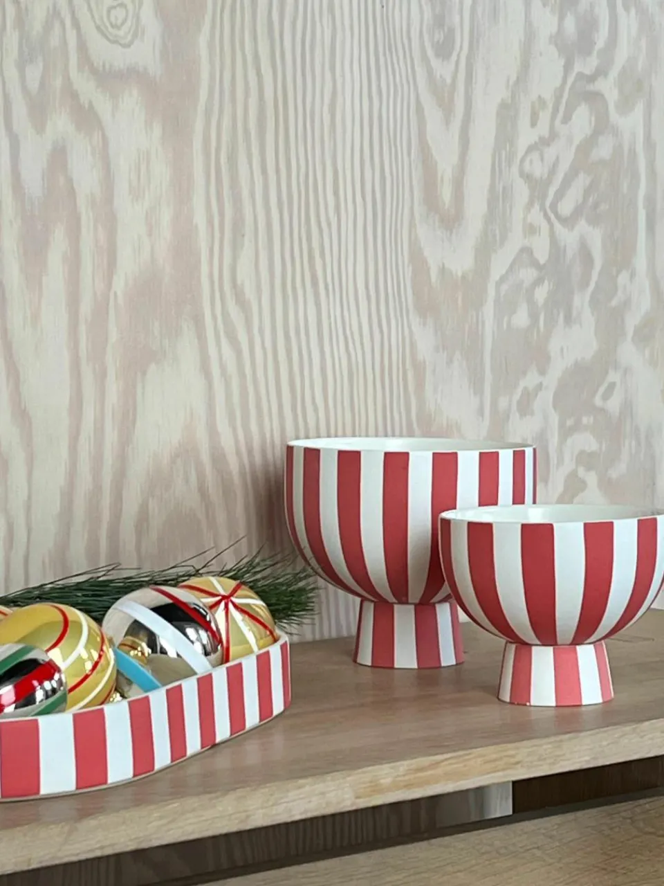 Handgemaakte decoratieve schaal Toppu, H 10 cm^Oyoy Living Design Sale