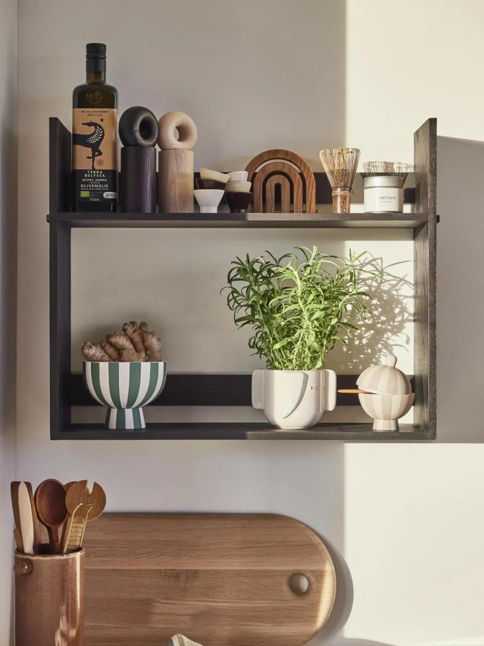 Handgemaakte decoratieve schaal Toppu, H 13 cm^Oyoy Living Design Fashion