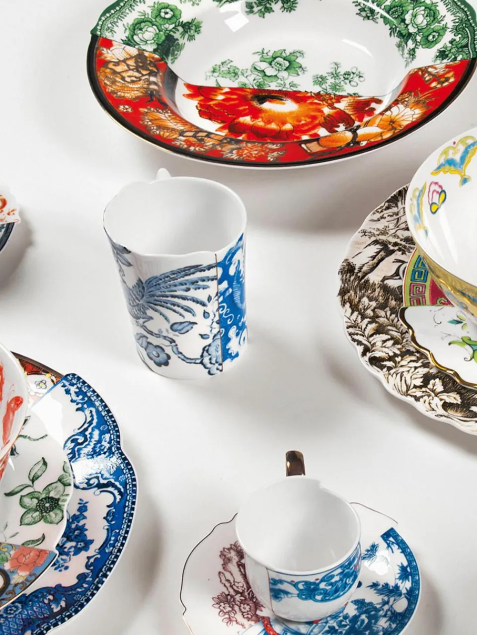 Handgemaakte dinerborden Hybrid, 2 stuks^SELETTI Fashion