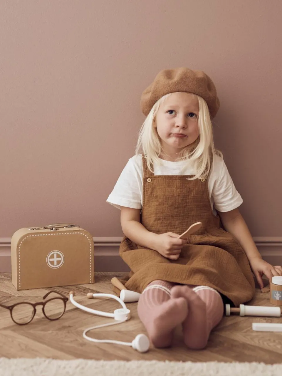 Handgemaakte doktersspeelgoedset Kids' Hub, 8-delig^Westwing Outlet