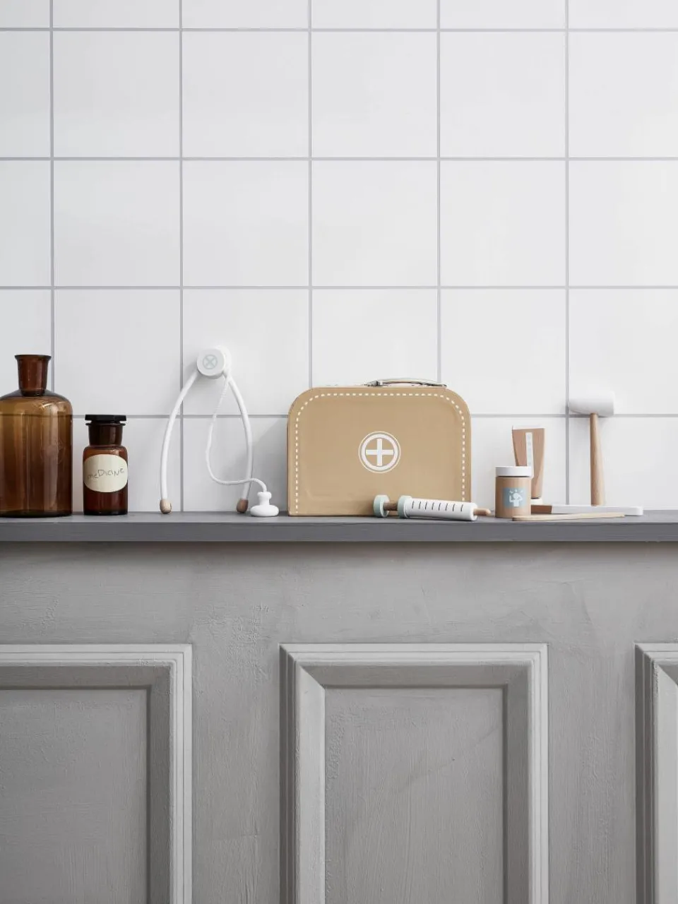 Handgemaakte doktersspeelgoedset Kids' Hub, 8-delig^Westwing Outlet