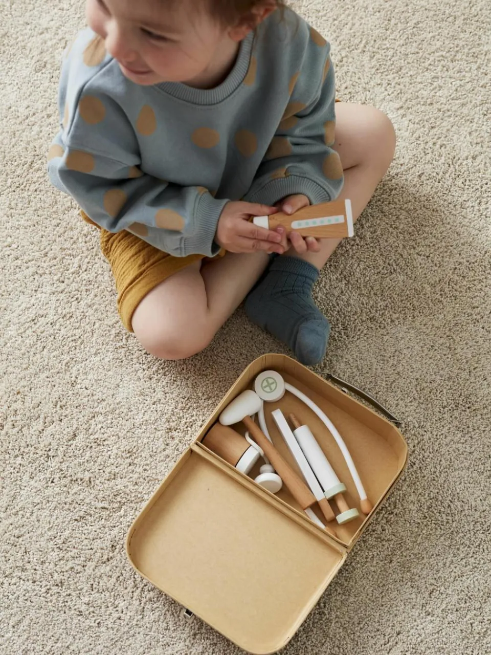 Handgemaakte doktersspeelgoedset Kids' Hub, 8-delig^Westwing Outlet