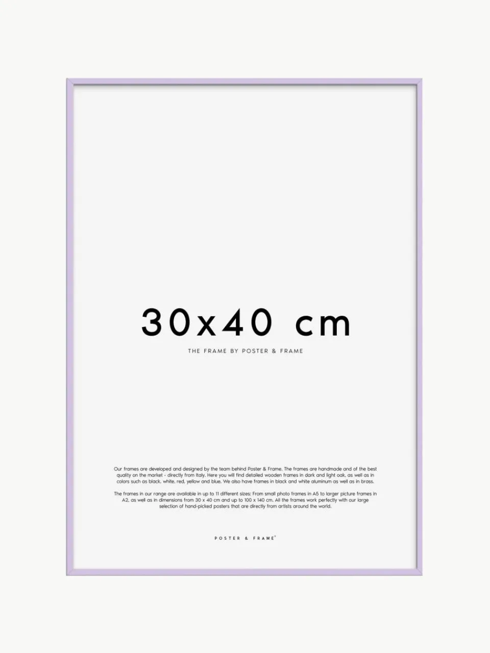 Handgemaakte fotolijstje Explore, in verschillende formaten^Poster and Frame Sale