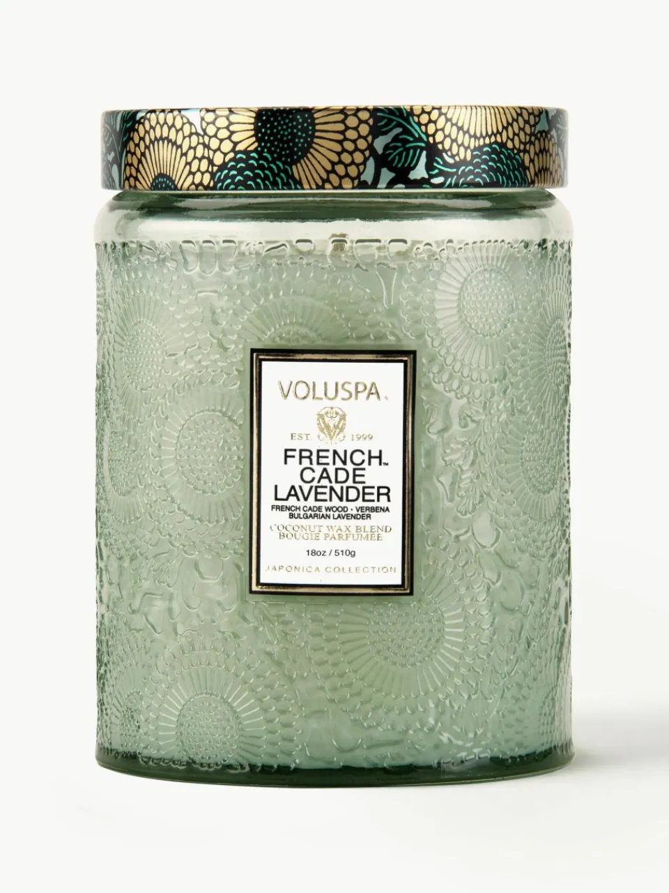 Handgemaakte geurkaars Japonica Collection (cade hout, verbena & lavendel)^Voluspa Discount