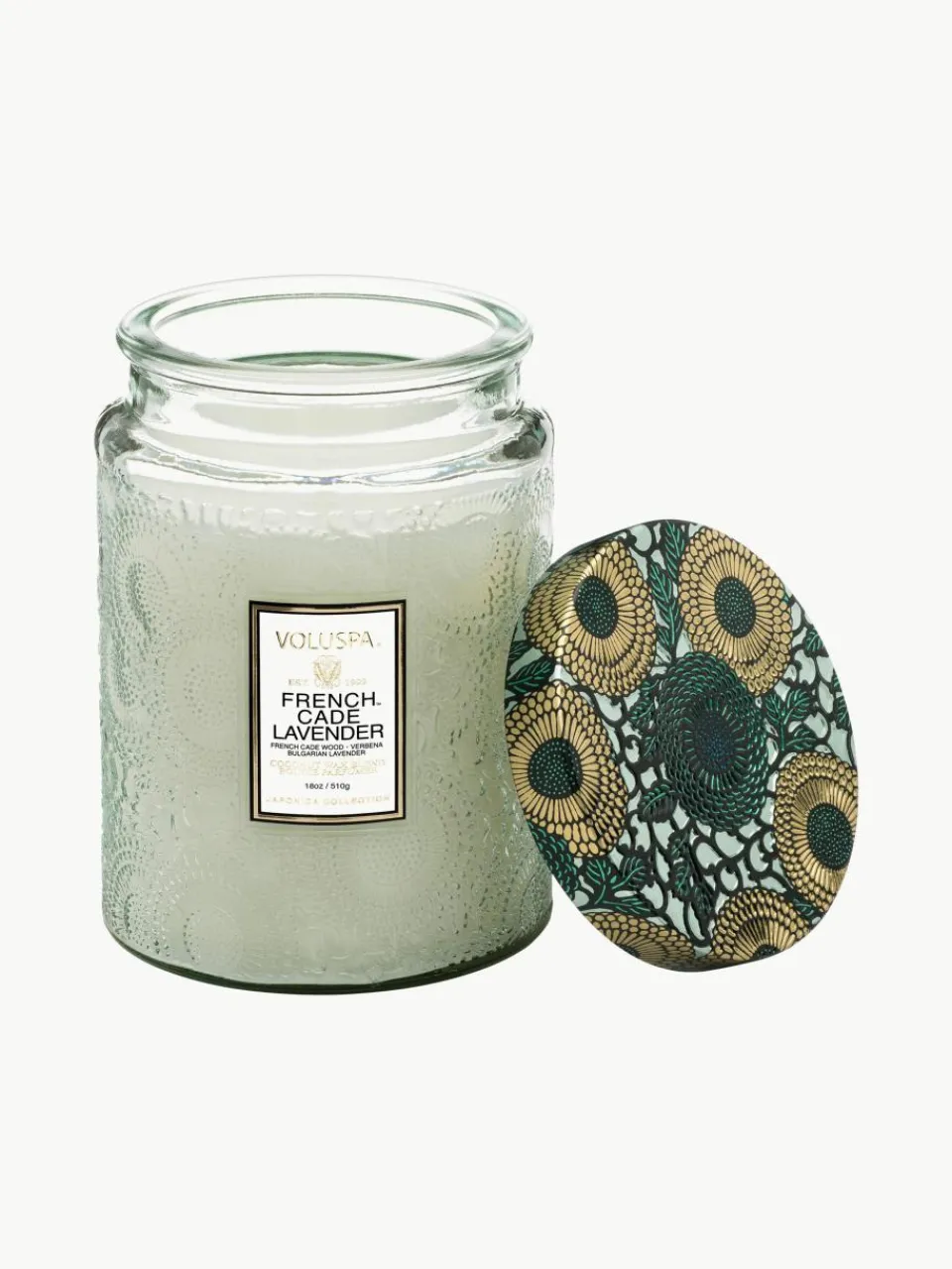 Handgemaakte geurkaars Japonica Collection (cade hout, verbena & lavendel)^Voluspa Discount