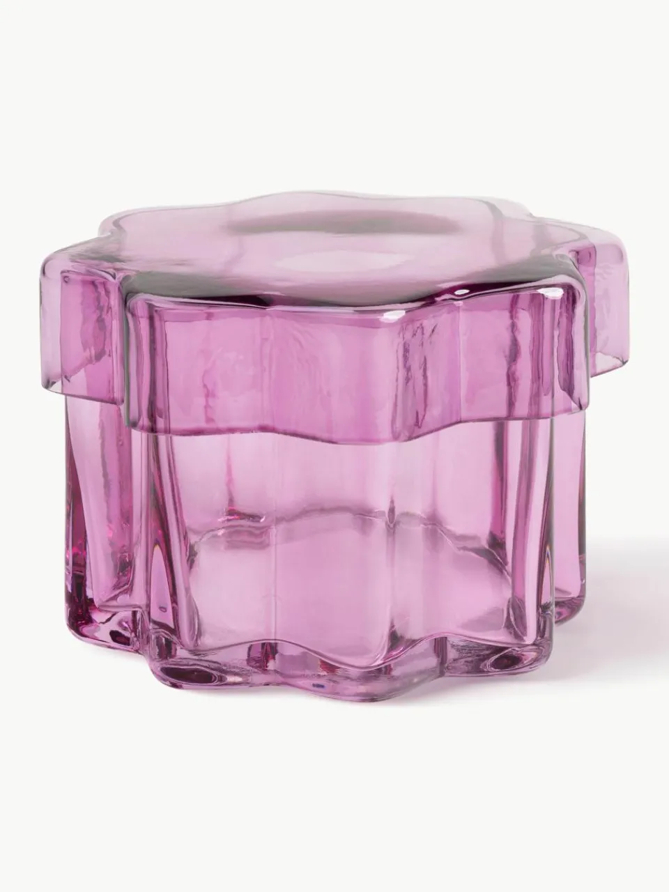 Handgemaakte glas-opbergpot Astral^&k Amsterdam Hot