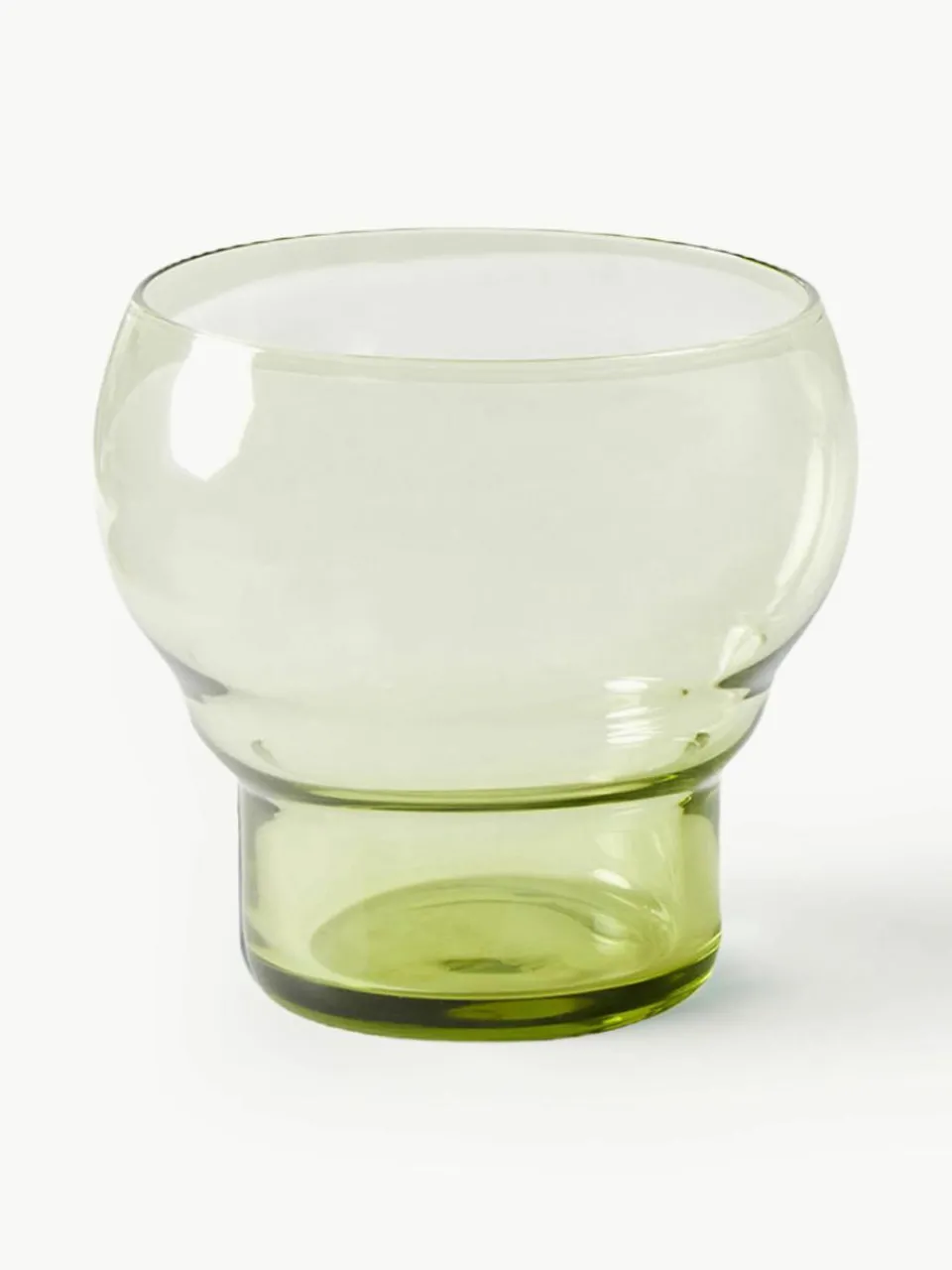 Handgemaakte glazen 70's, 4 stuks^HKLIVING Online