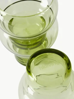 Handgemaakte glazen 70's, 4 stuks^HKLIVING Online