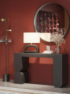 Handgemaakte houten console Curve^Kare Design Fashion