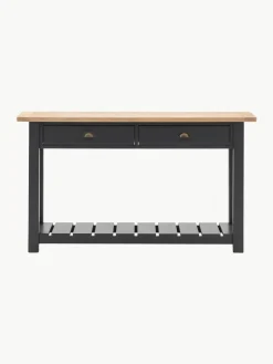 Handgemaakte houten wandtafel Eton^Westwing Discount
