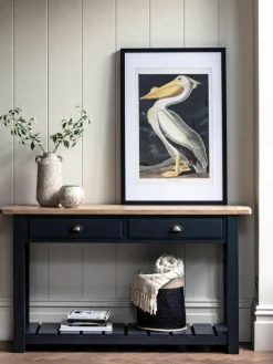 Handgemaakte houten wandtafel Eton^Westwing Discount