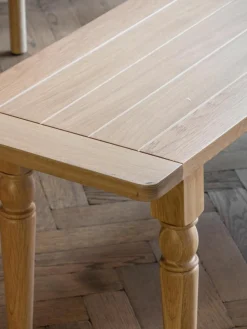 Handgemaakte houten zitbank Eton^Westwing Sale