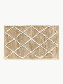 Handgemaakte jute deurmat Kunu^Westwing Collection Best