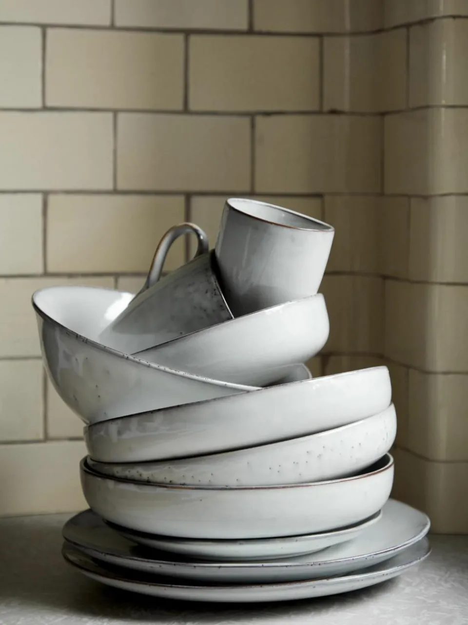 Handgemaakte keukengereihouder Nordic Sand^Broste Copenhagen Outlet