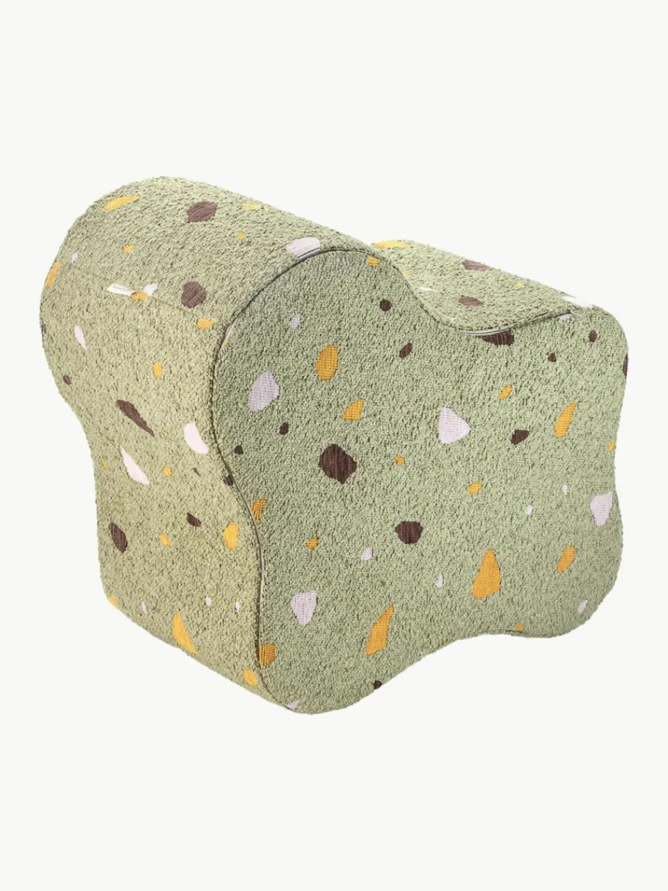 Handgemaakte kinderpoef Cloud van bouclé^Wigiwama Fashion