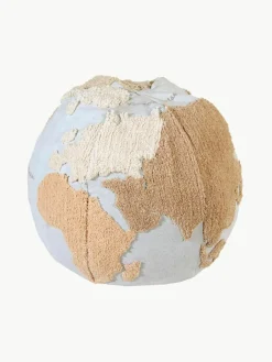 Handgemaakte kinderpoef World Map^Lorena Canals Hot