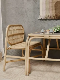 Handgemaakte kinderzitbank Nana Mini van rotan^Oyoy Living Design Best